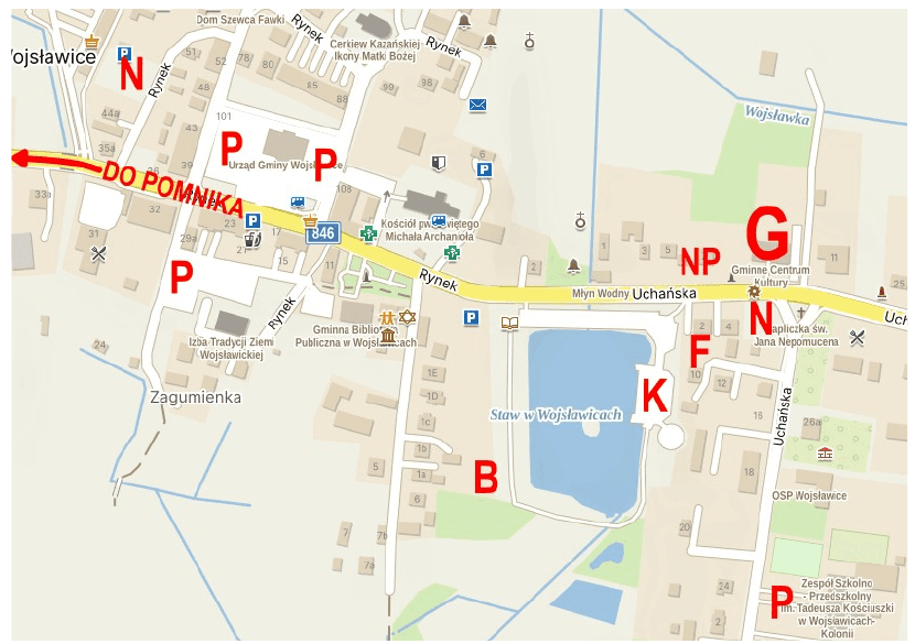 Mapa Dni Jakuba Wędrowycza w Wojsławicach: program, parkingi, noclegi, gastronomia i scena koncertowa