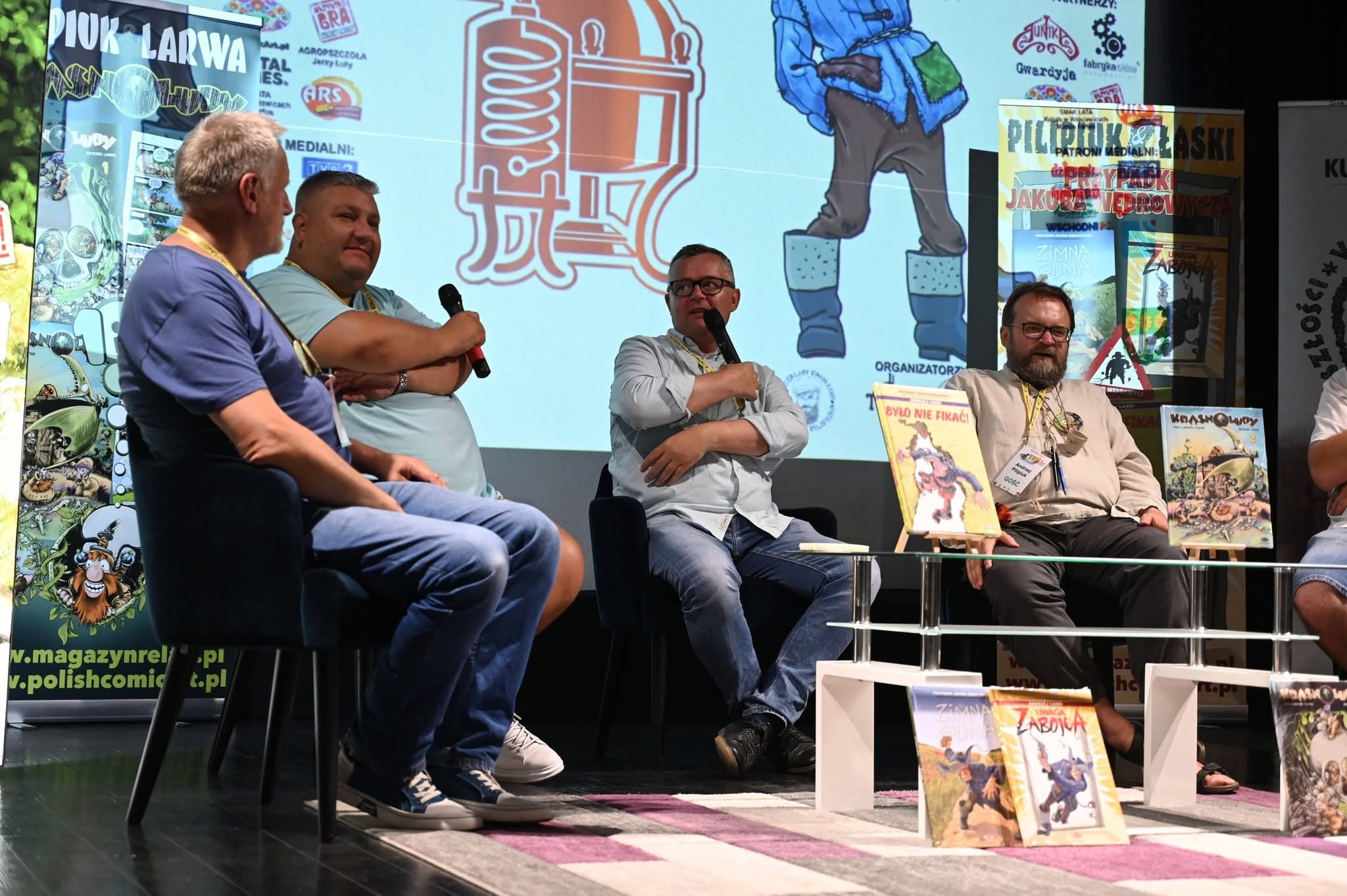 Panel z twórcami podczas poprzedniej edycji Dni Jakuba Wędrowycza
